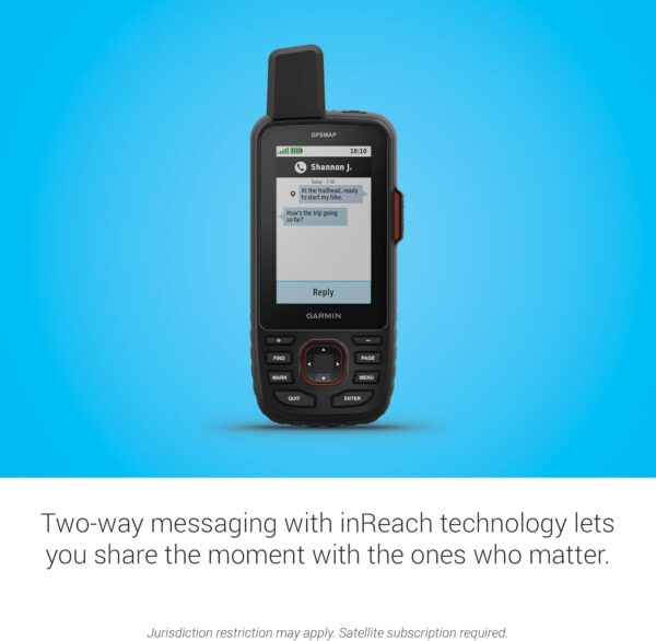 Garmin GPSMAP 67i Rugged GPS Handheld with inReach® Satellite Technology - Image 15