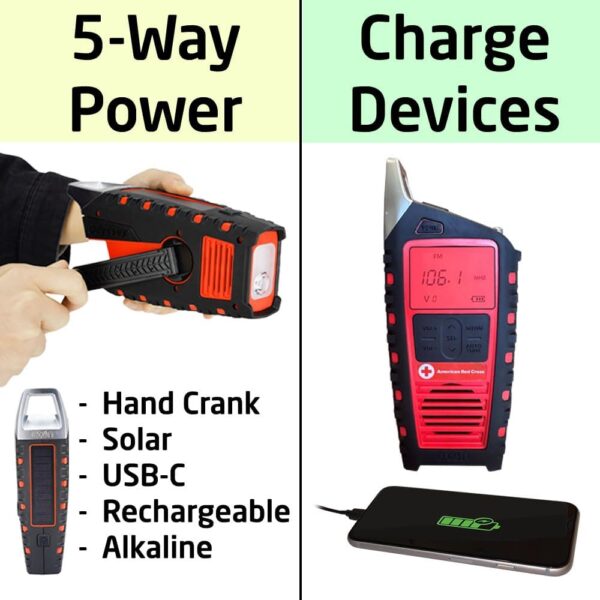 Hand Crank NOAA Weather Radio - Image 8