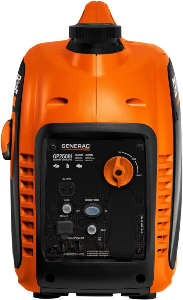 Generac 2,500-Watt Gas Powered Portable Inverter Generator - Image 6