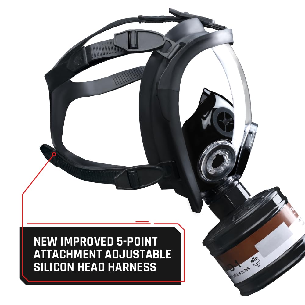 Military Grade Full Face Respirator Mask - Image 7