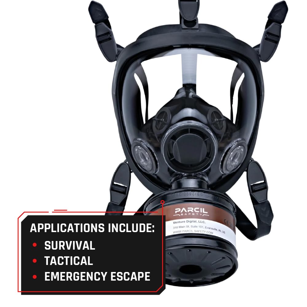 Military Grade Full Face Respirator Mask - Image 2