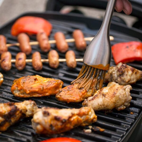 Weber Q1200 Liquid Propane Grill, Titanium - Image 2