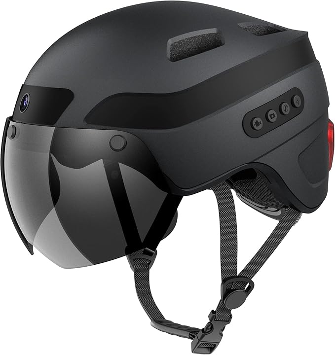 Smart Helmets for Adults with 1080P 60 fps Sports Camera