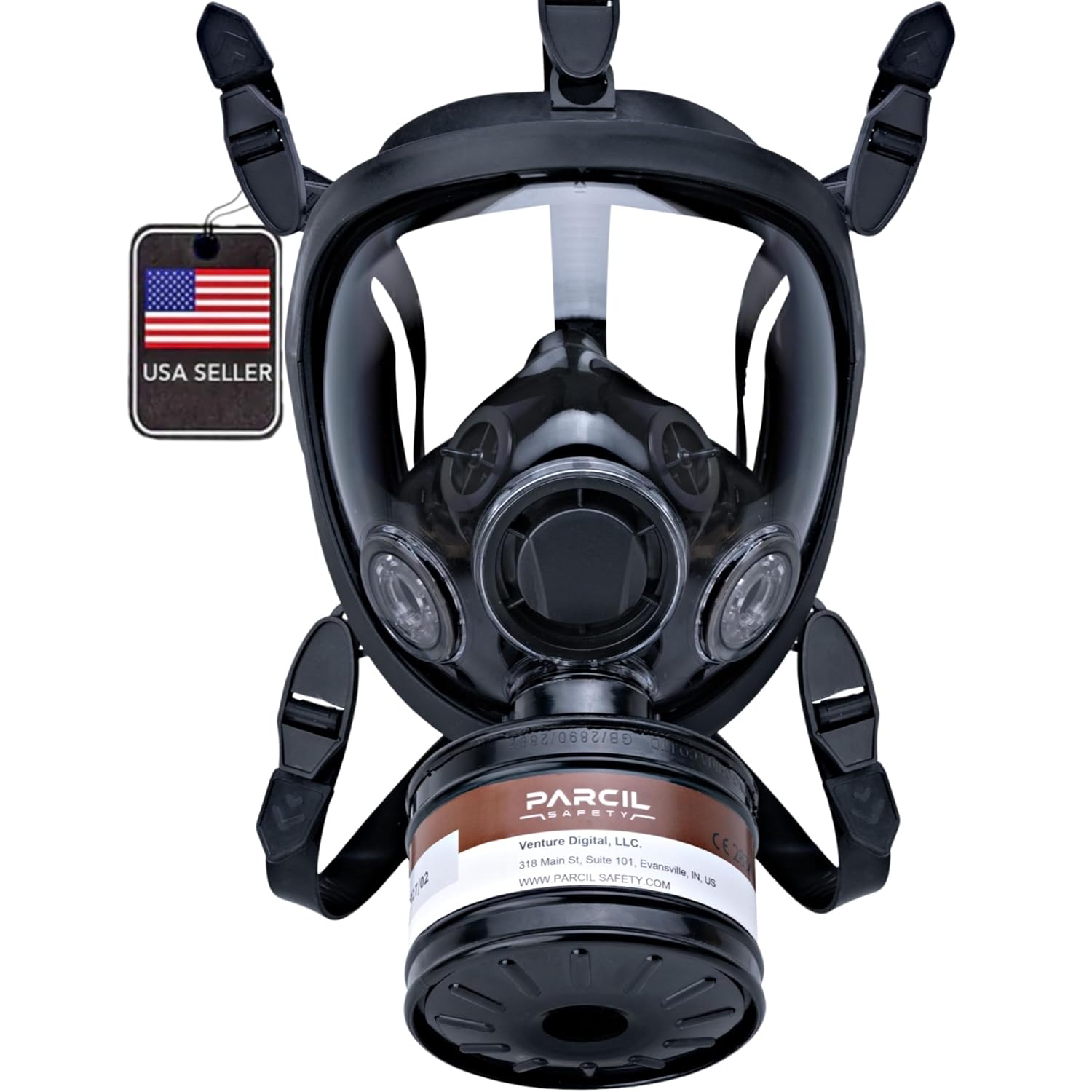 Military Grade Full Face Respirator Mask