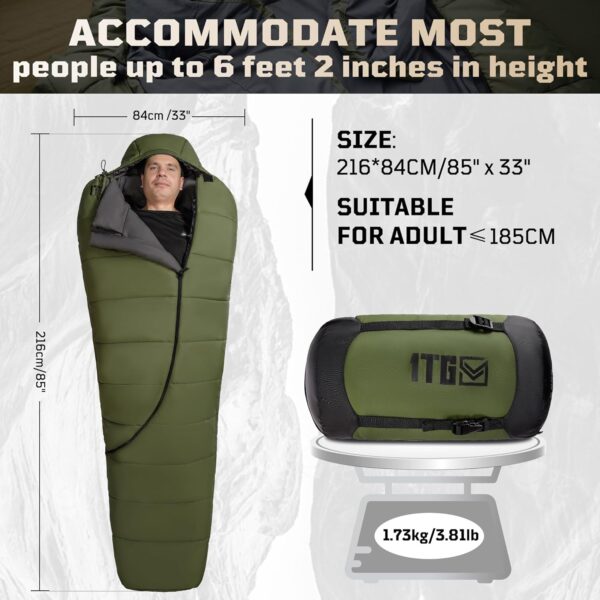 Mummy Sleeping Bag for Adults - Image 9