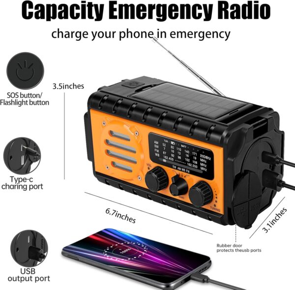 Survival Radio with Fast Charge Rechargeable - Image 6