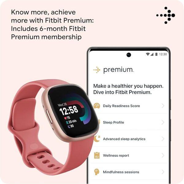 Fitbit Versa 4 Fitness Smartwatch - Image 7