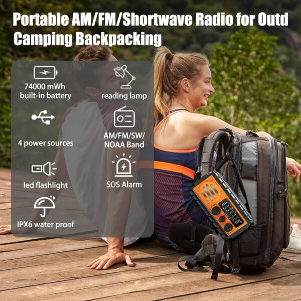 Survival Radio with Fast Charge Rechargeable - Image 3