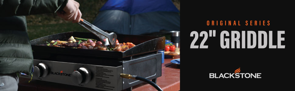 Blackstone 1666 22” Tabletop Griddle with Stainless Steel Faceplate - Image 8