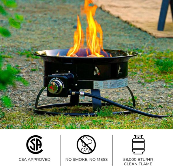 Living Portable Propane Fire Pit - Image 5