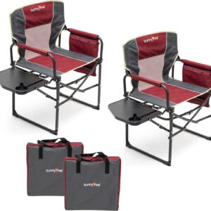 SUNNYFEEL Camping Directors Chair