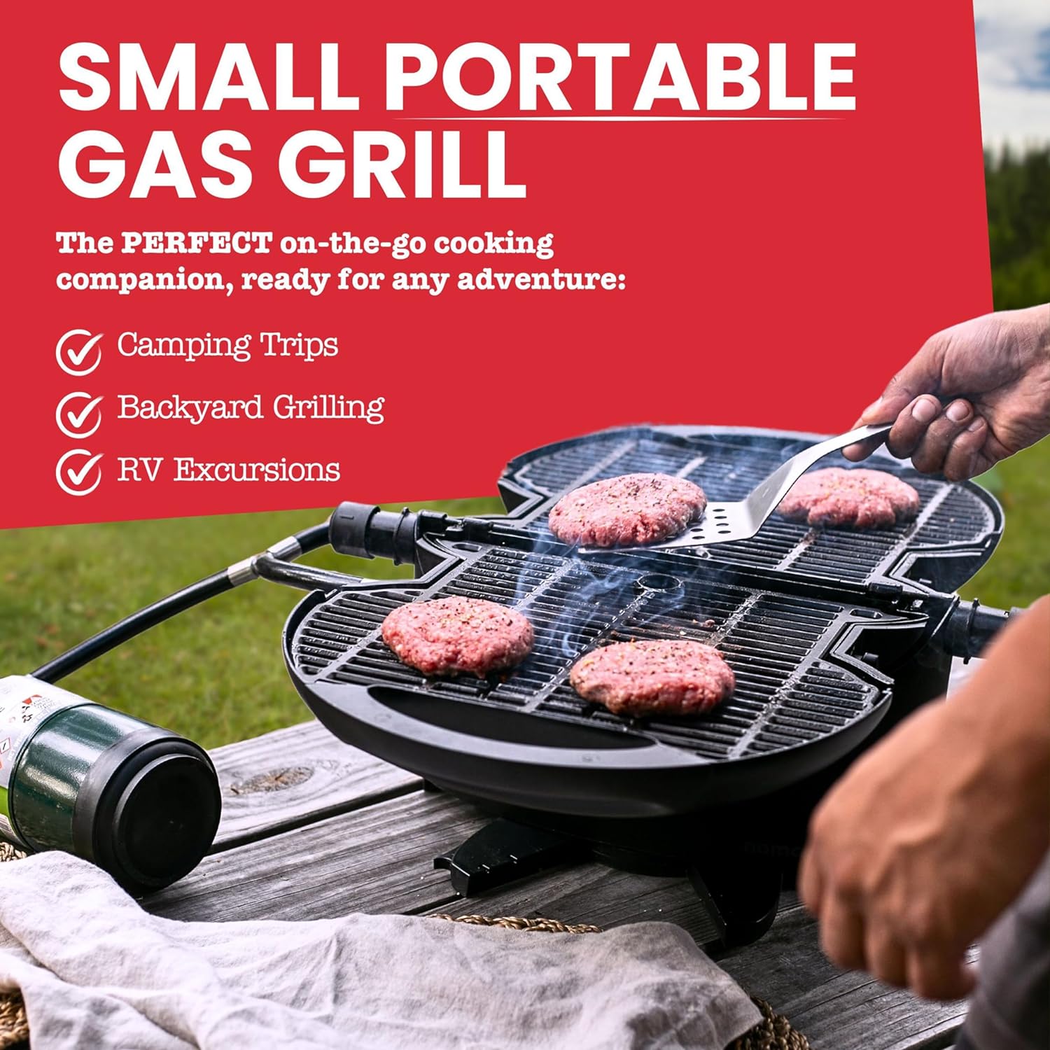 Small Lightweight Outdoor Grill - Image 7