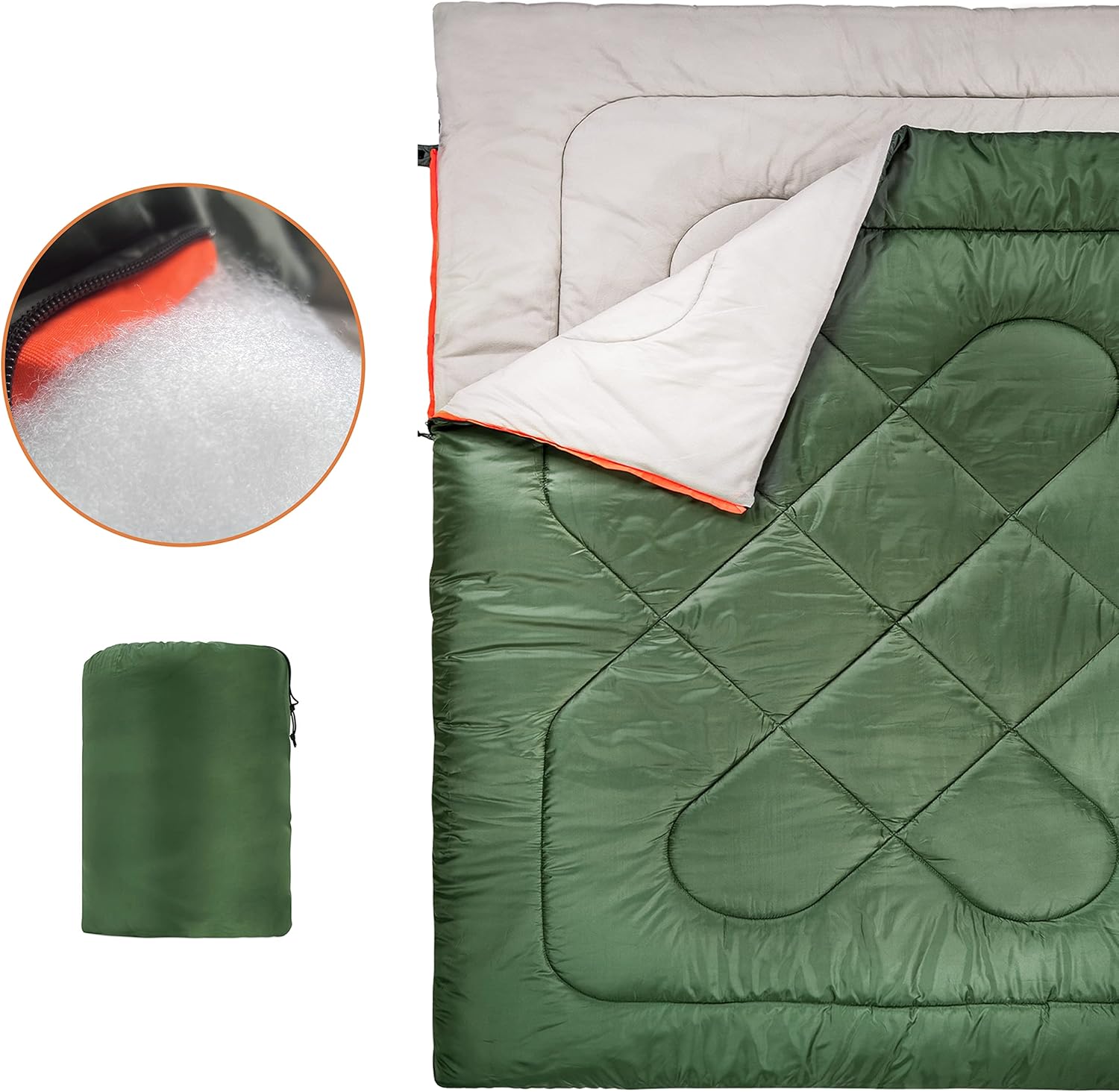 Double Durable Sleeping Bag for Adults - Image 6