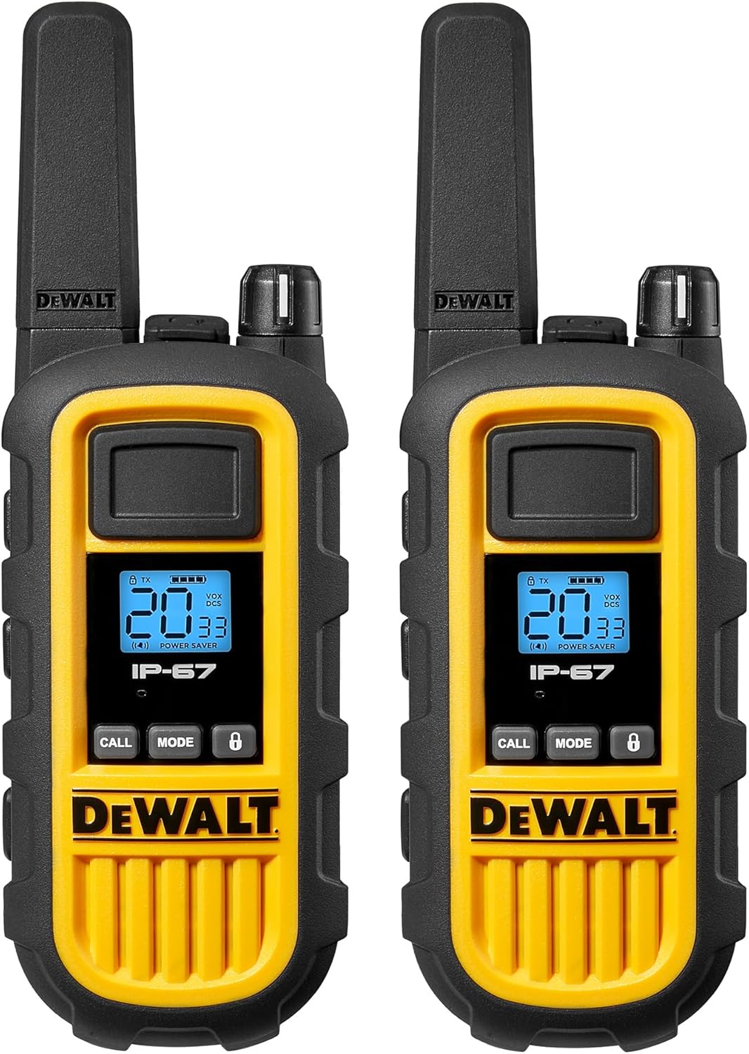 DEWALT DXFRS800 2 Watt Heavy Duty Walkie Talkies