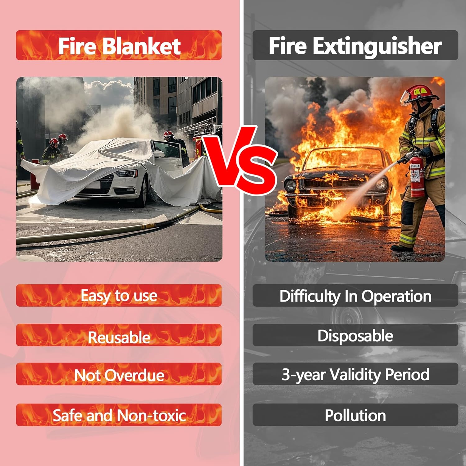 Emergency Fire Extinguisher Blanket for Car - Image 4