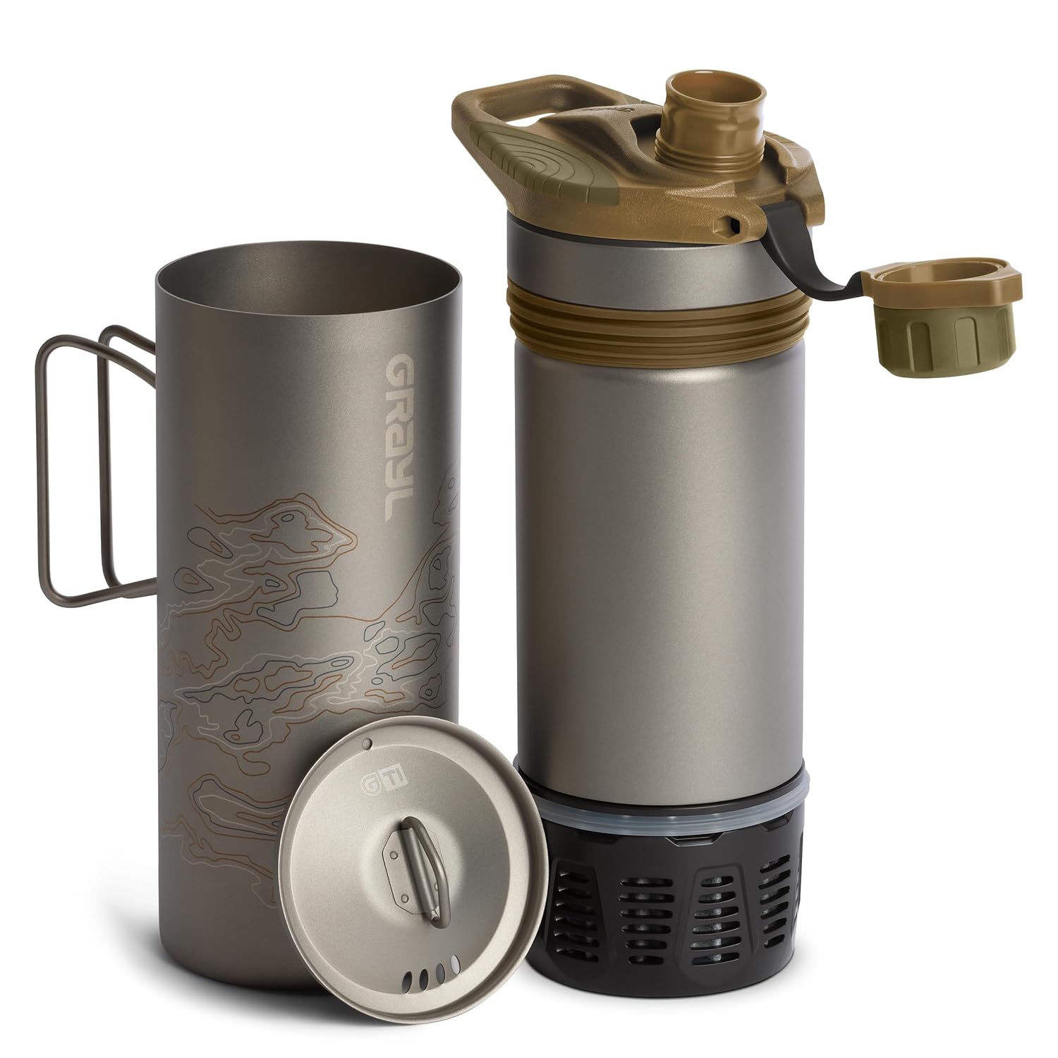 Water Purifier Bottle with Cooking Lid - Image 2