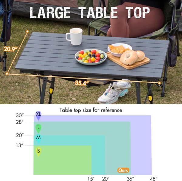 Folding Portable Picnic Camping Table - Image 6