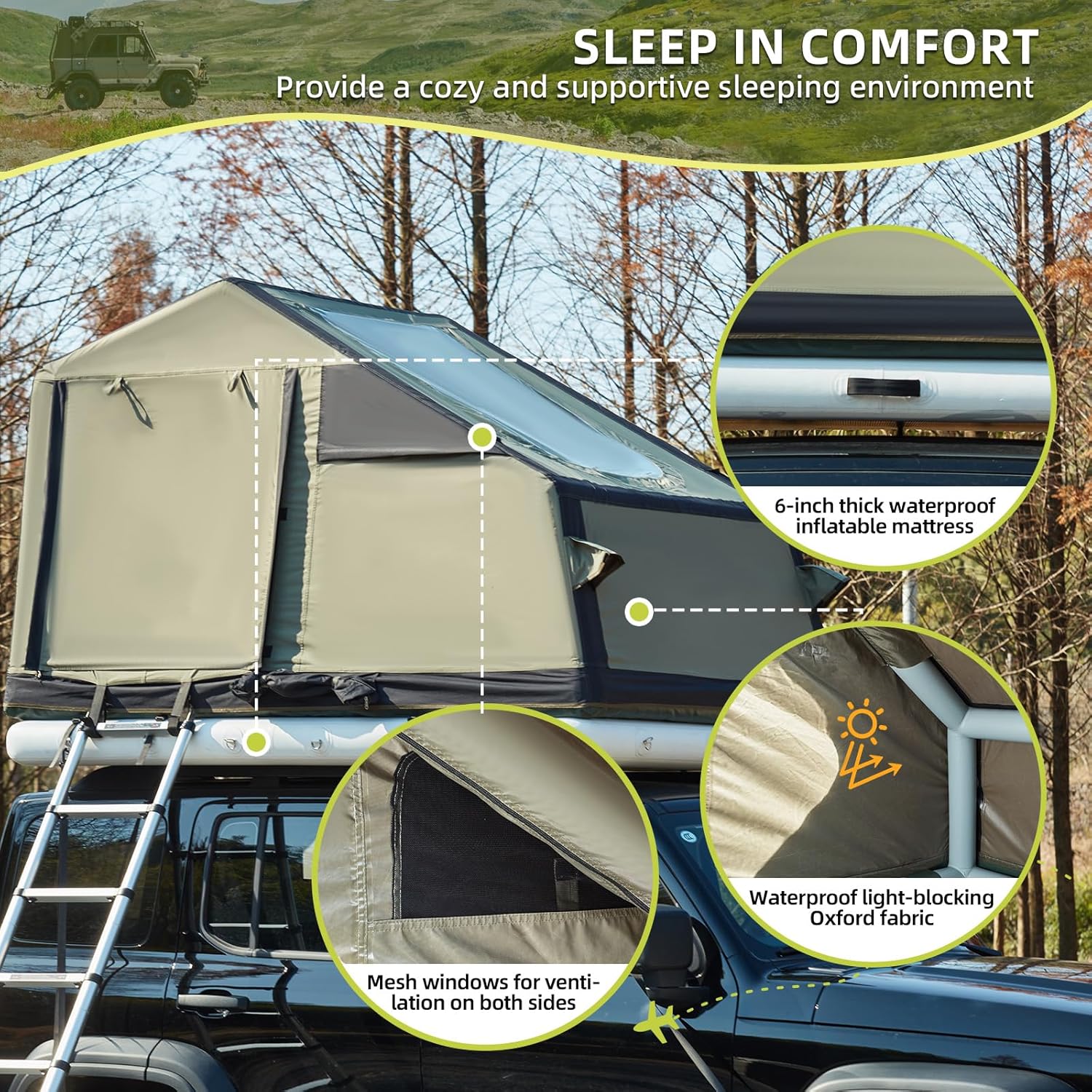 Inflatable Roof-top Tent - Image 6