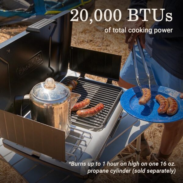 2-in-1 Grill & Stove with 2 Adjustable Burners - Image 10