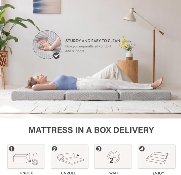 MLILY Tri-Fold Memory Foam Mattress - Image 6