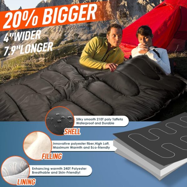 Double Sleeping Bag for Adults - Image 5