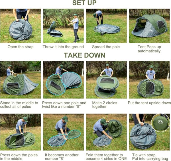Night Cat Pop-up Camping Tent - Image 10