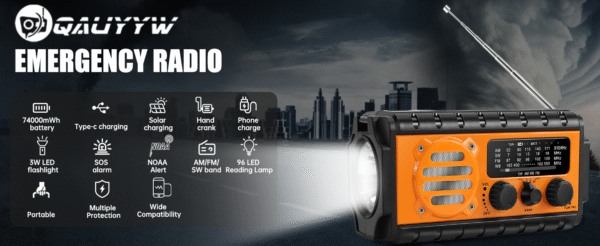 Survival Radio with Fast Charge Rechargeable - Image 10