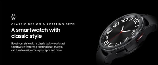 Samsung Galaxy Watch 6 Classic 47mm Bluetooth Smartwatch - Image 7