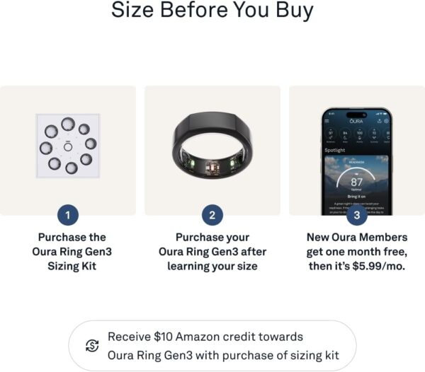 Oura Ring Gen3 Heritage, Smart Ring - Image 5
