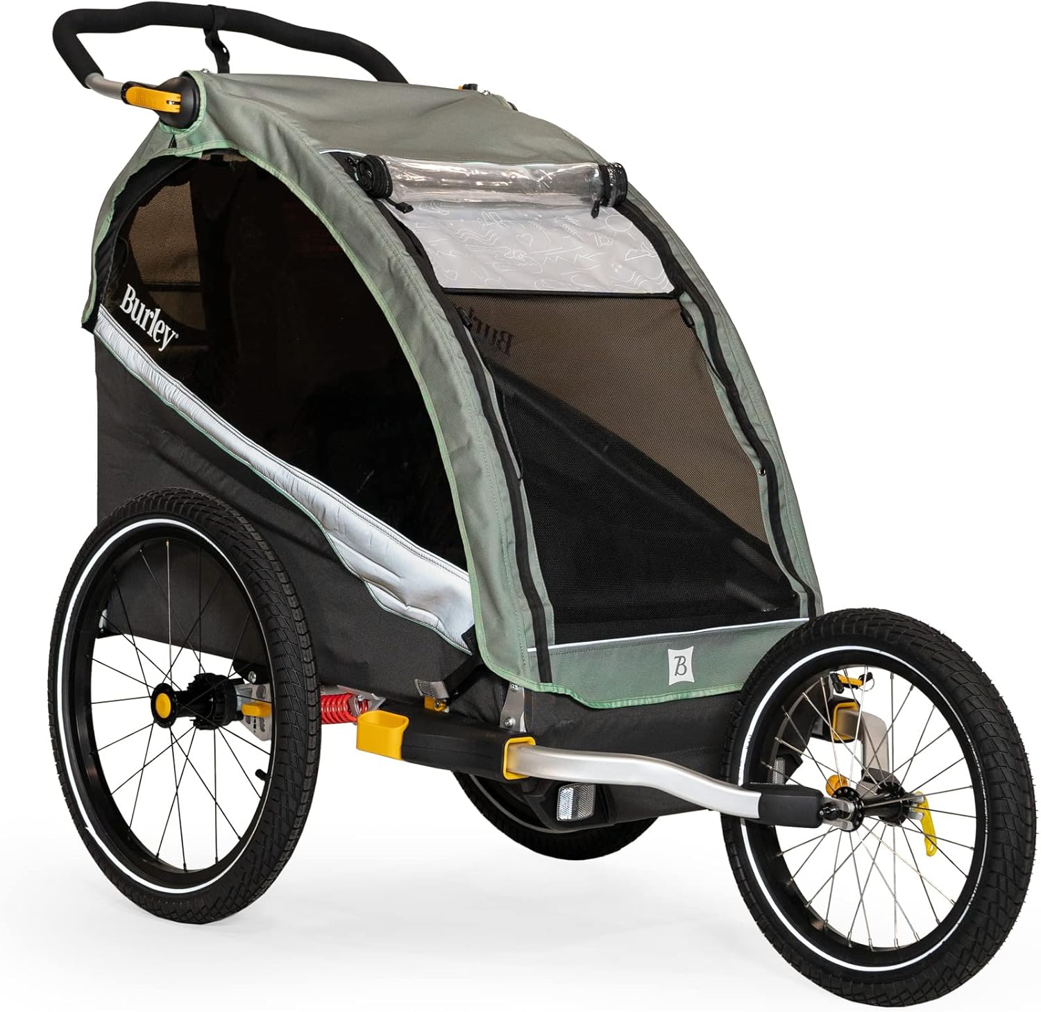 Burley D’Lite X, 1 and 2 Seat Kid Bike Trailer & Stroller