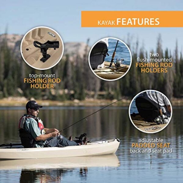 Lifetime Tamarack Angler 100 Fishing Kayak - Image 4