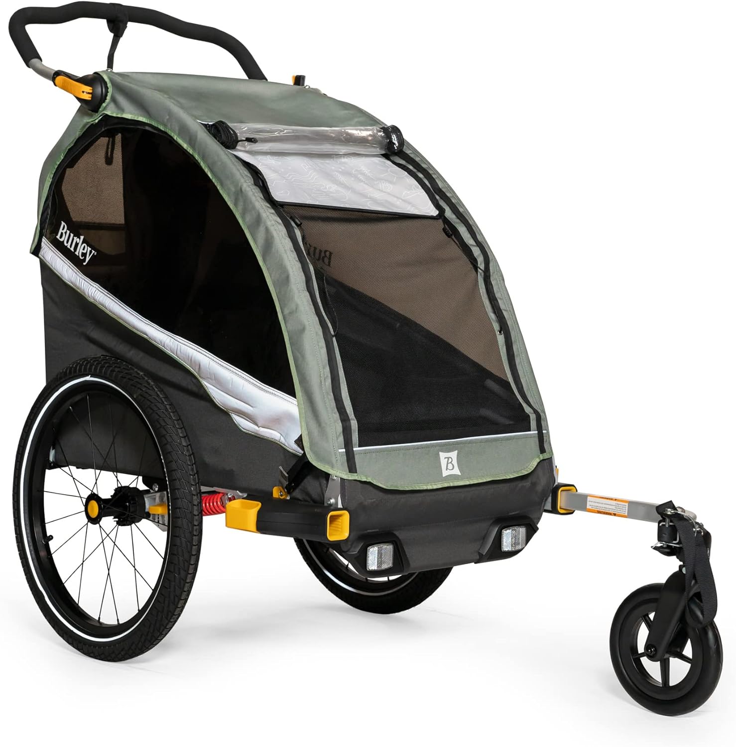 Burley D’Lite X, 1 and 2 Seat Kid Bike Trailer & Stroller - Image 5