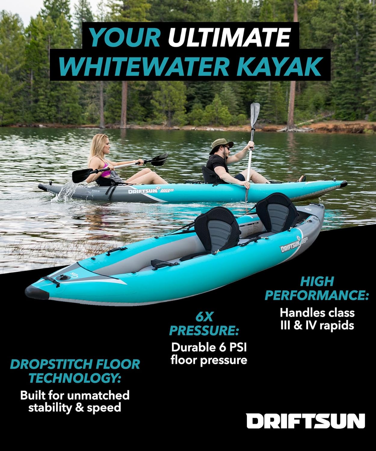 Driftsun Rover Inflatable Kayak - Image 11