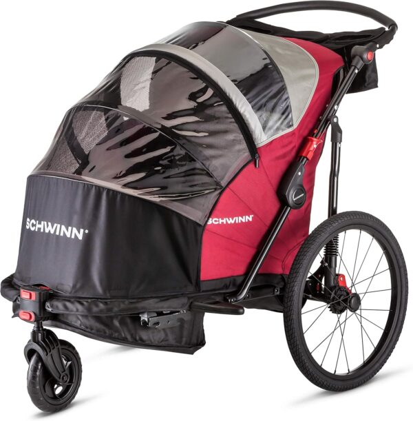 Child Bike Trailer, Single and Double Seat Baby Carrier Options