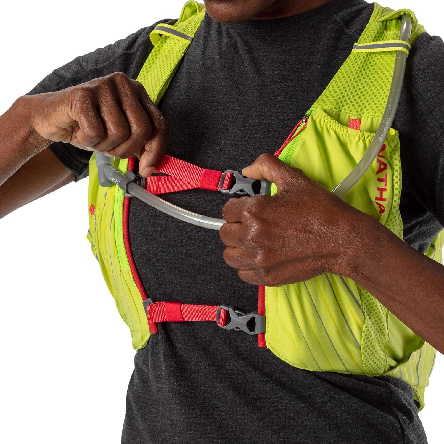 Nathan Women's Pinnacle Race Vest & 12L Hydration Pack with 1.6L Bladder - Image 4