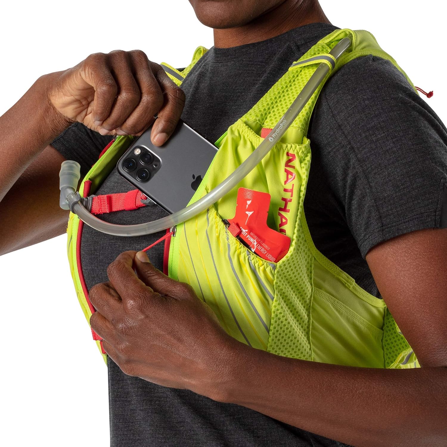 Nathan Women's Pinnacle Race Vest & 12L Hydration Pack with 1.6L Bladder - Image 3
