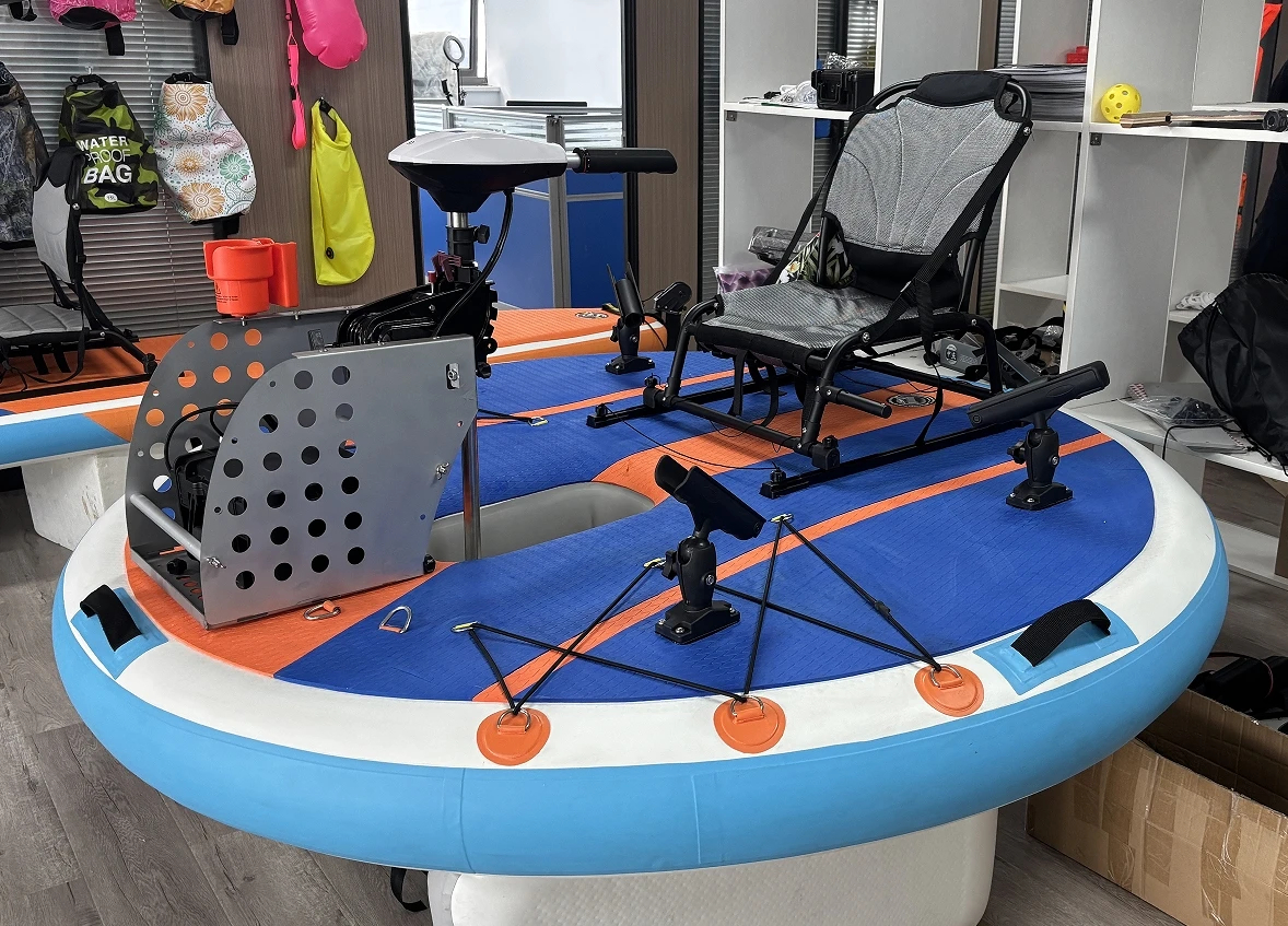 Inflatable Floating Padel Canoe Kayak Fishing Boat - Image 2