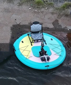 Inflatable Floating Padel Canoe Kayak Fishing Boat - Image 19