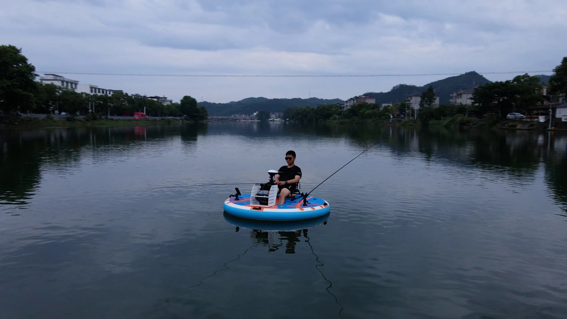 Inflatable Floating Padel Canoe Kayak Fishing Boat - Image 20