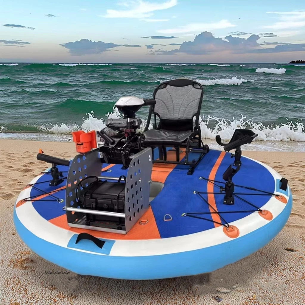 Inflatable Floating Padel Canoe Kayak Fishing Boat - Image 4