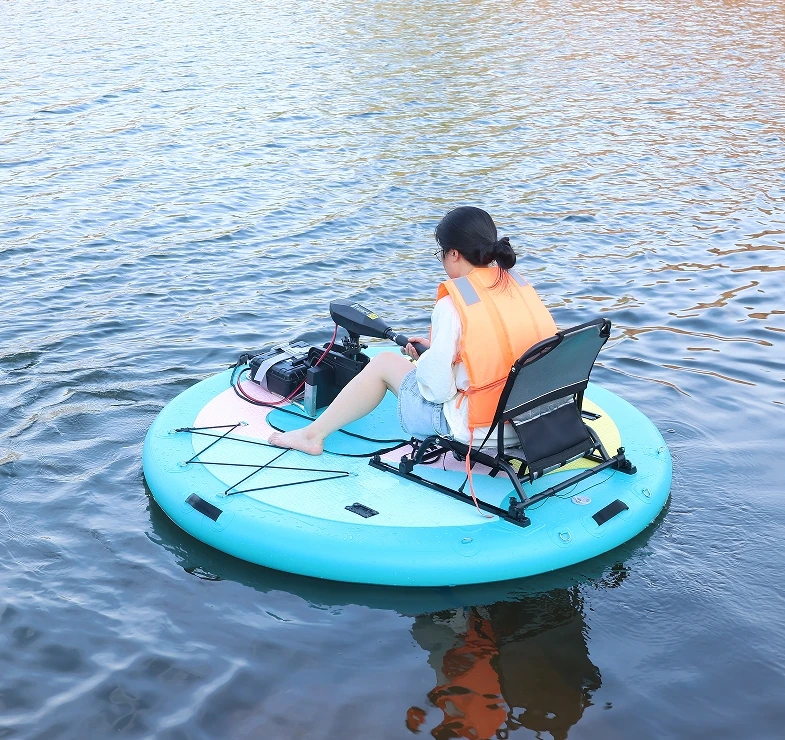 Inflatable Floating Padel Canoe Kayak Fishing Boat - Image 23