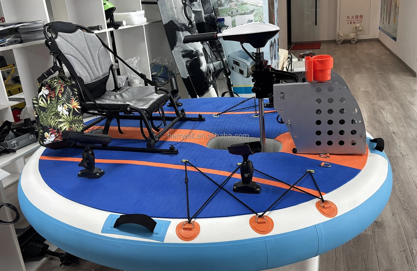 Inflatable Floating Padel Canoe Kayak Fishing Boat - Image 27