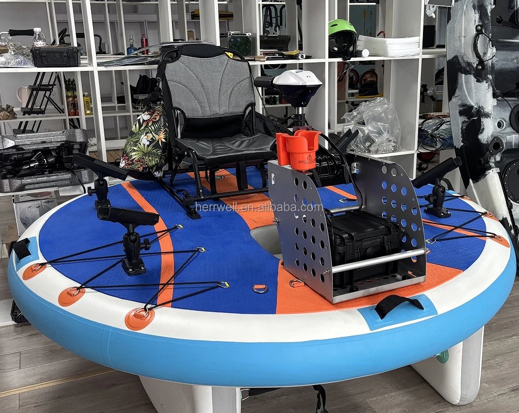 Inflatable Floating Padel Canoe Kayak Fishing Boat - Image 26