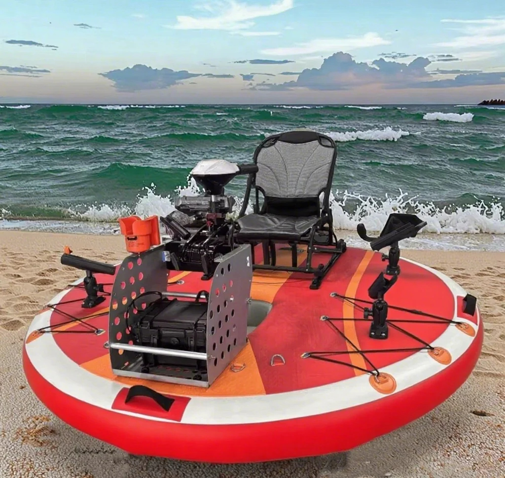 Inflatable Floating Padel Canoe Kayak Fishing Boat - Image 5