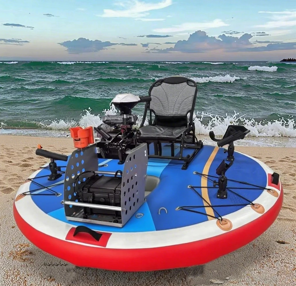 Inflatable Floating Padel Canoe Kayak Fishing Boat