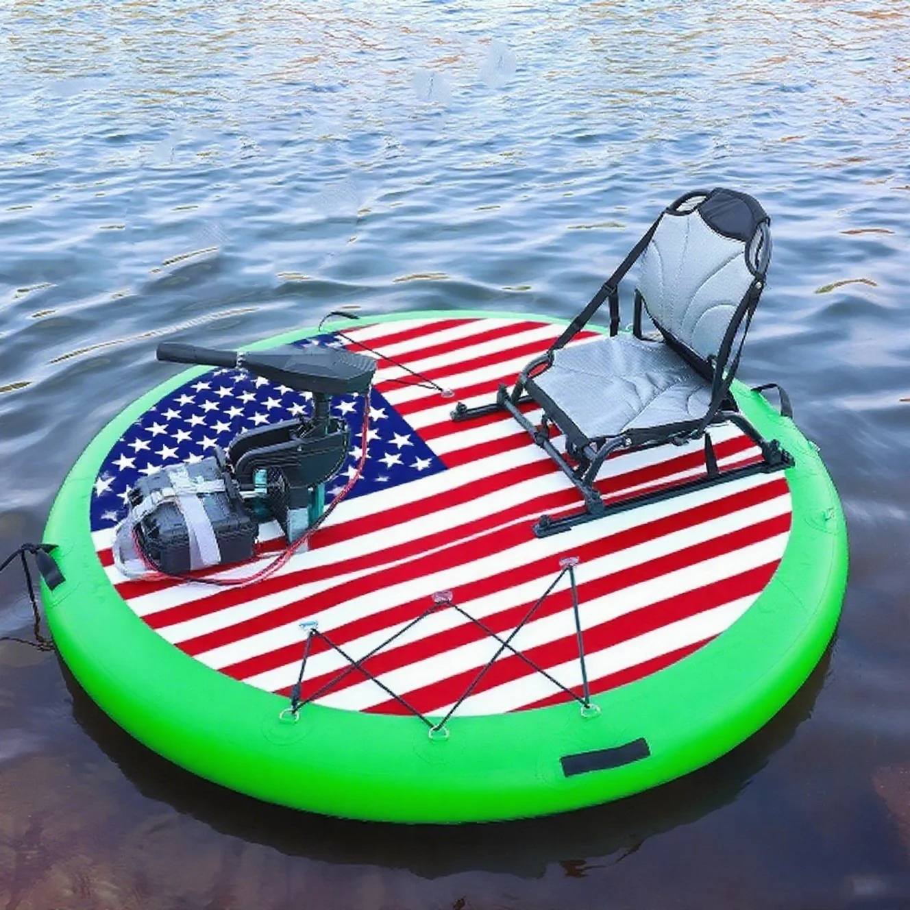 Inflatable Floating Padel Canoe Kayak Fishing Boat - Image 7