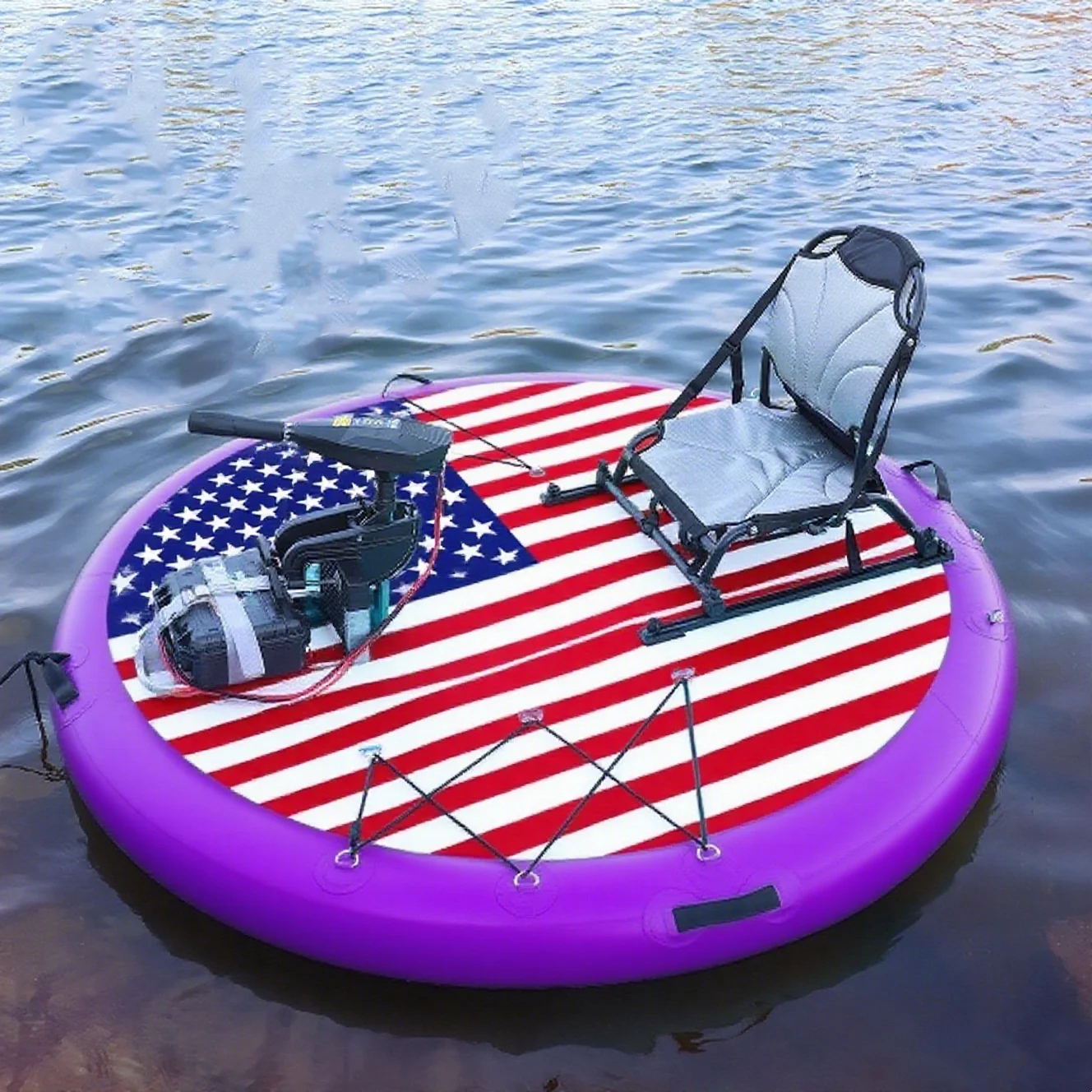 Inflatable Floating Padel Canoe Kayak Fishing Boat - Image 8
