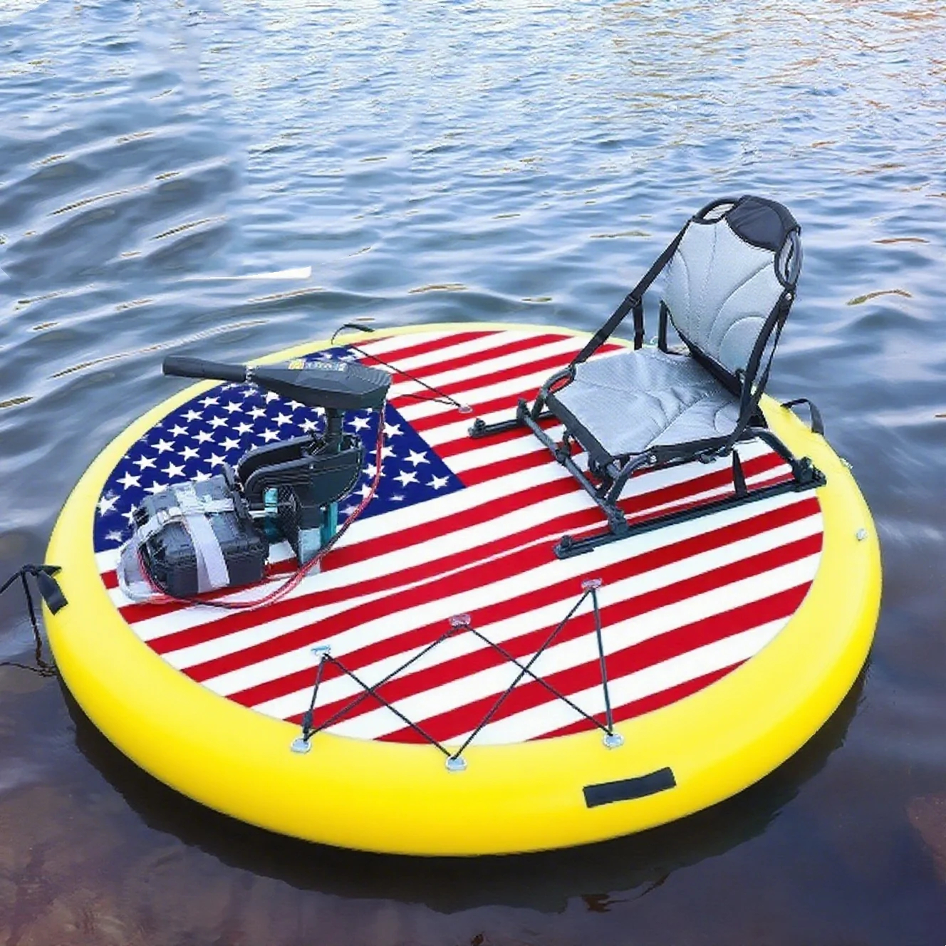 Inflatable Floating Padel Canoe Kayak Fishing Boat - Image 10